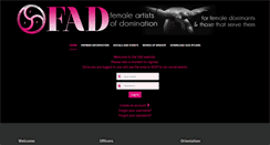 Desktop Screenshot of fad-nc.org